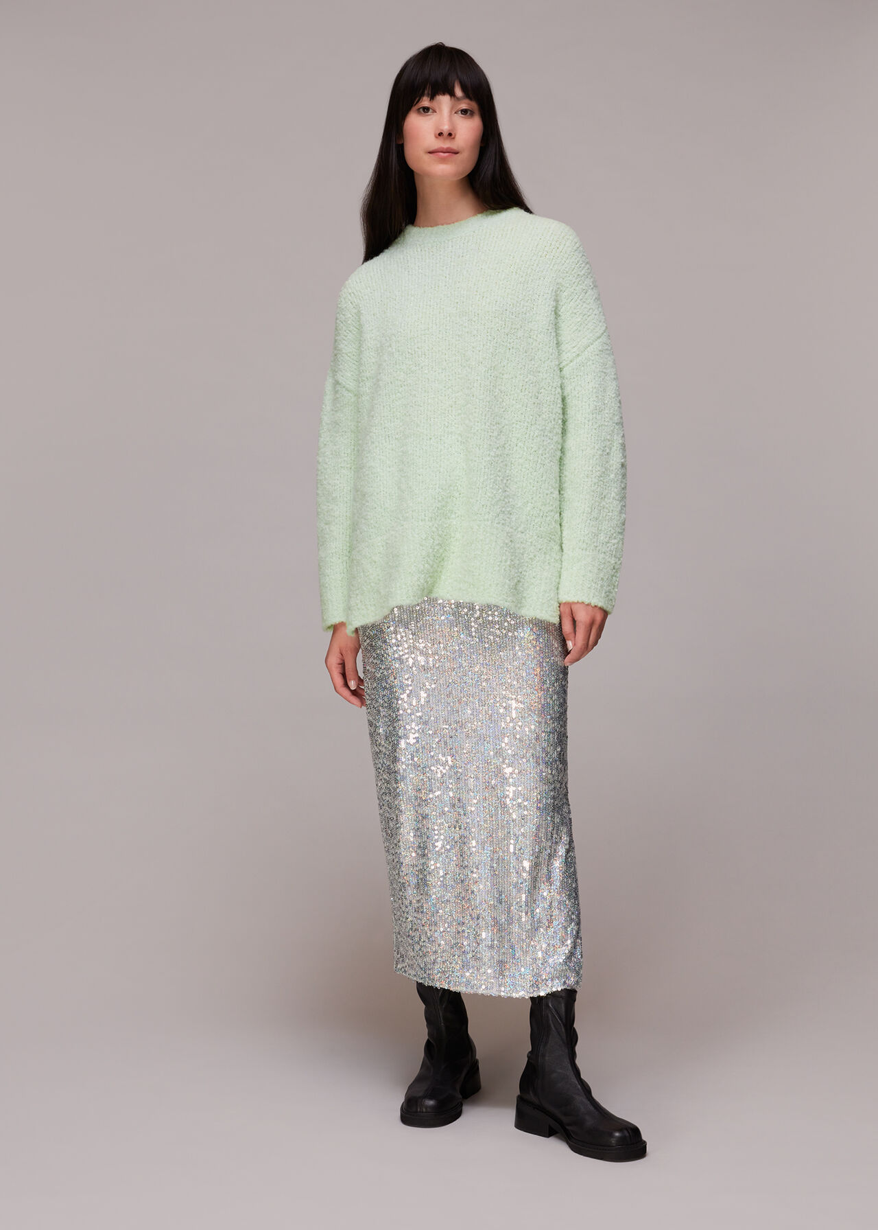 Relaxed Boucle Sweater