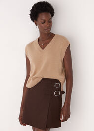 Cashmere V Neck Tank
