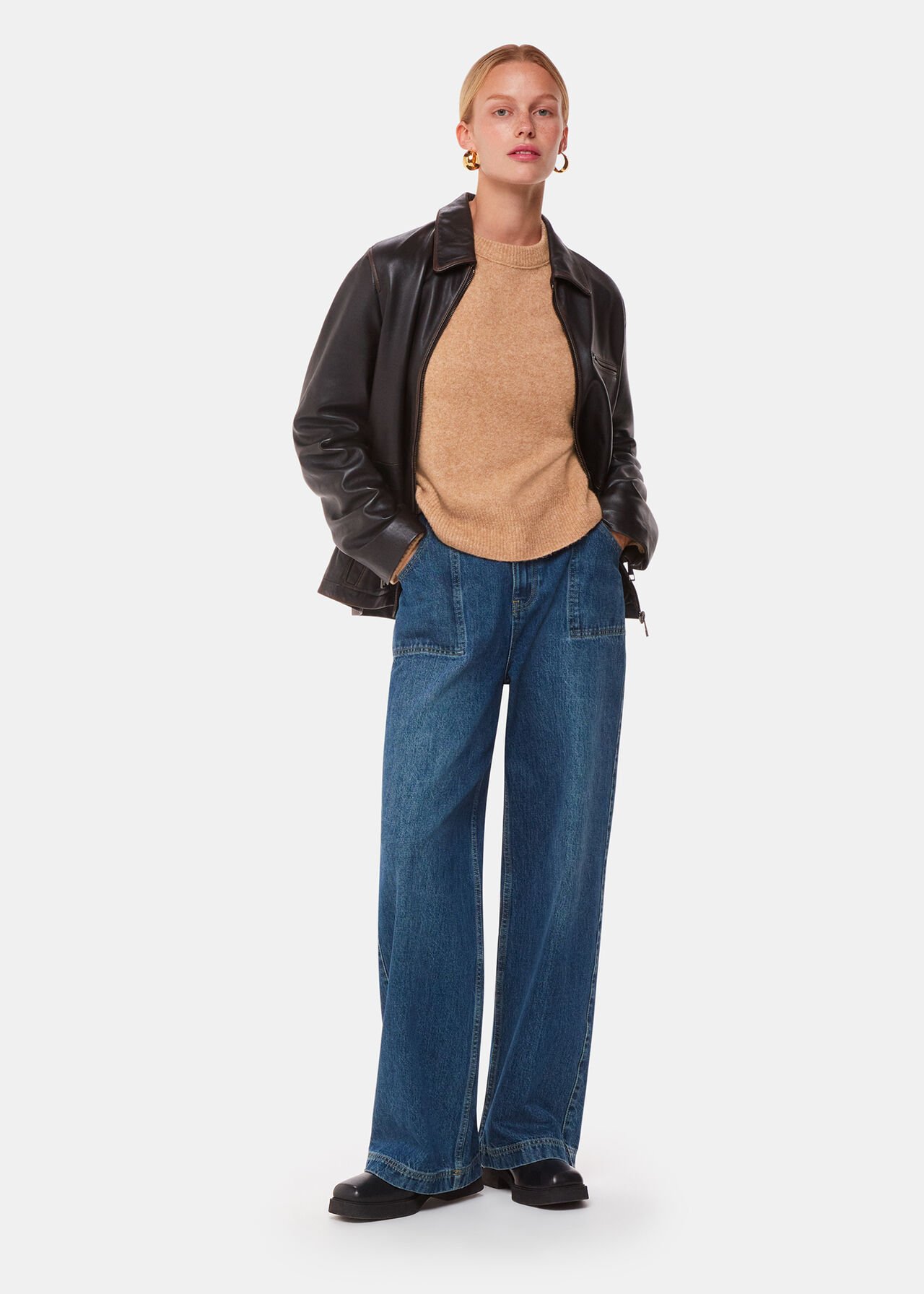 Alana Wool Mix Crew Neck