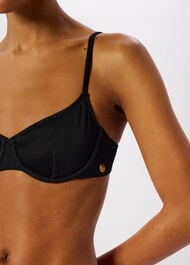 Ribbed Underwire Bikini Top
