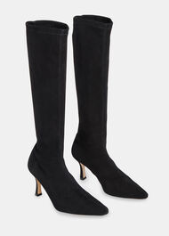 Hera Stretch Suede Boot