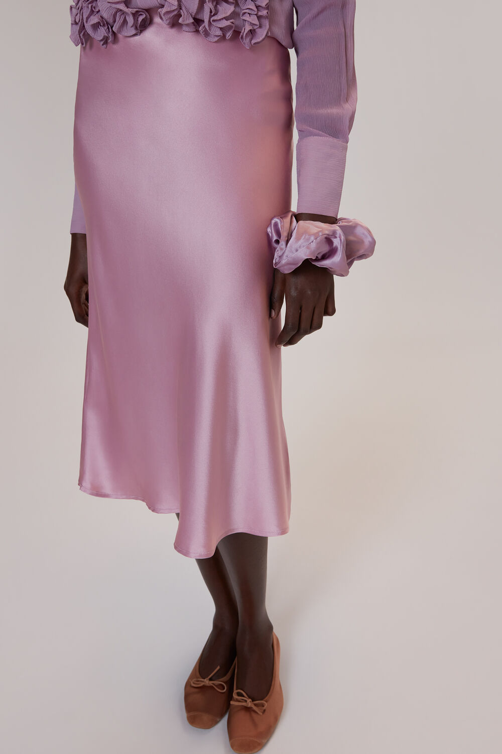 Lilac Whistles X Hai Bias Skirt