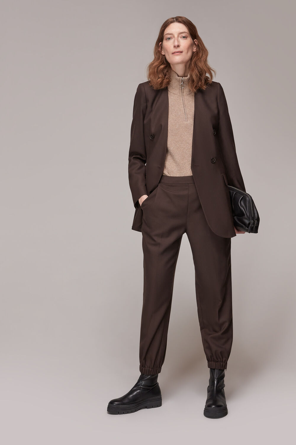 Savine Collarless Blazer