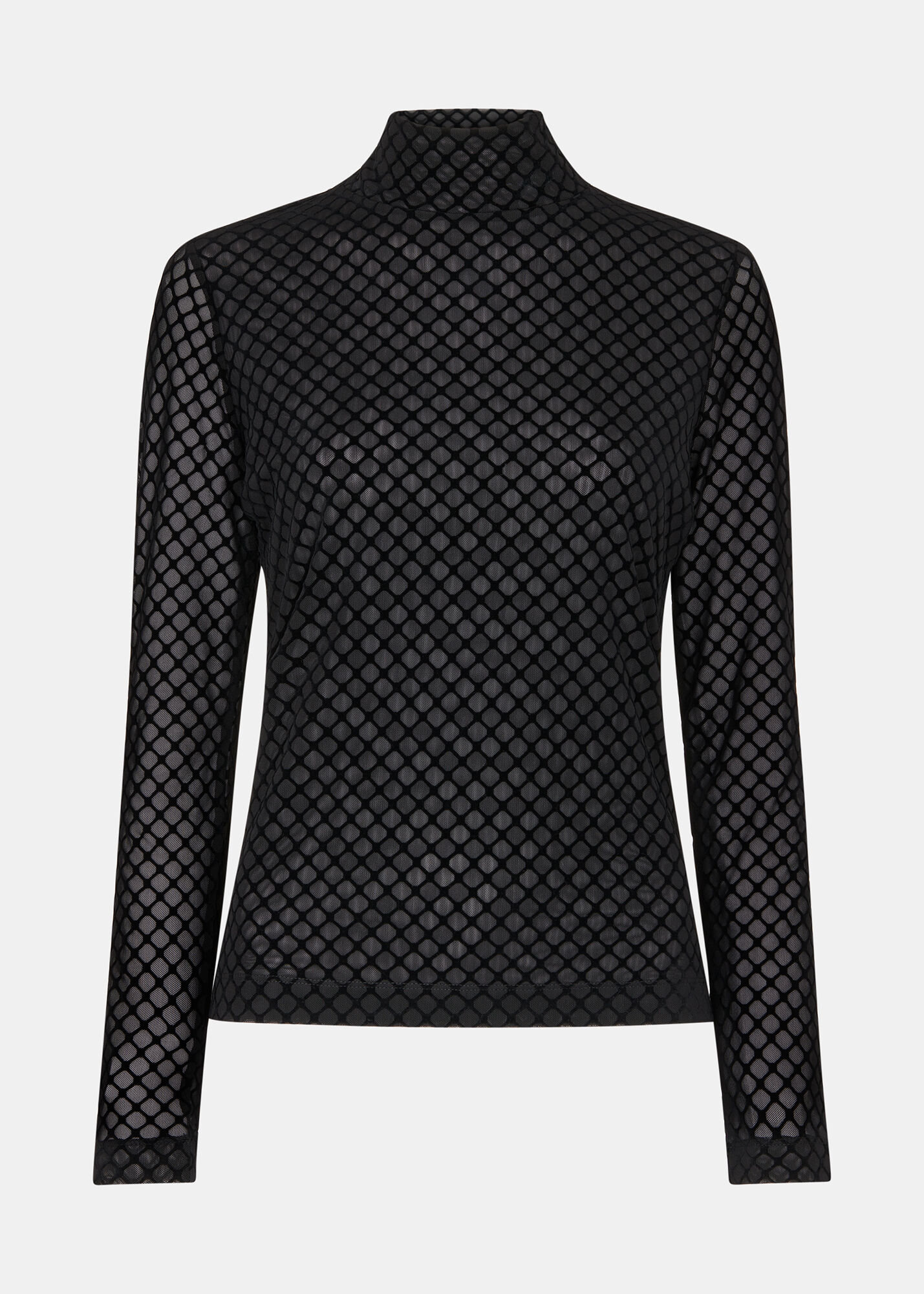 素晴らしい品質 whistles-checked-flocked-mesh- トップス