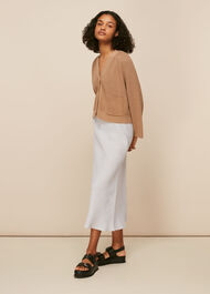 Linen Bias Cut Skirt