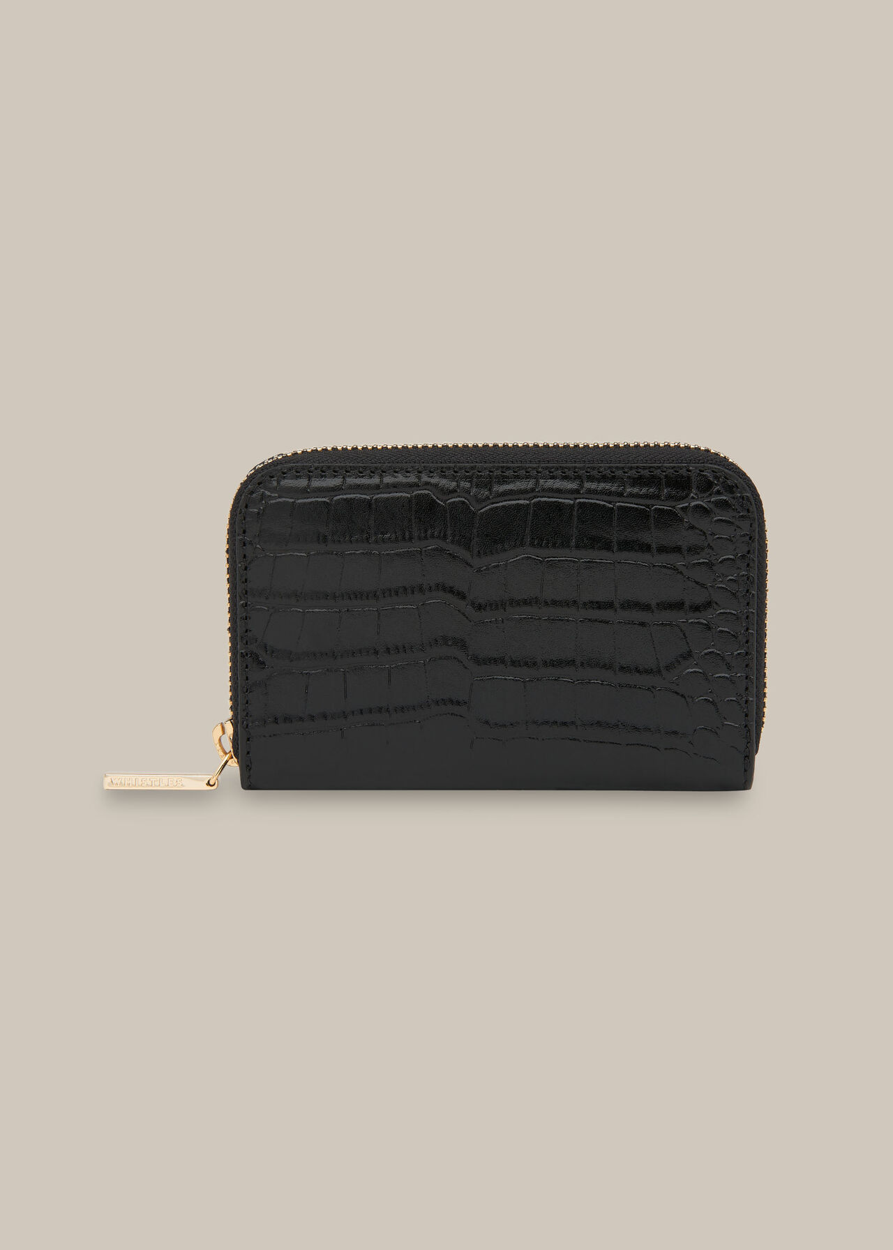 Kira Shiny Croc Zip Purse