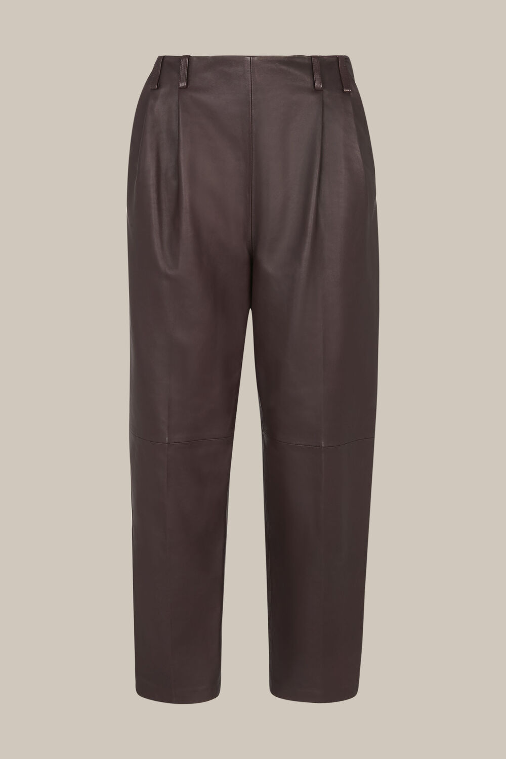 Leather Tapered Trouser