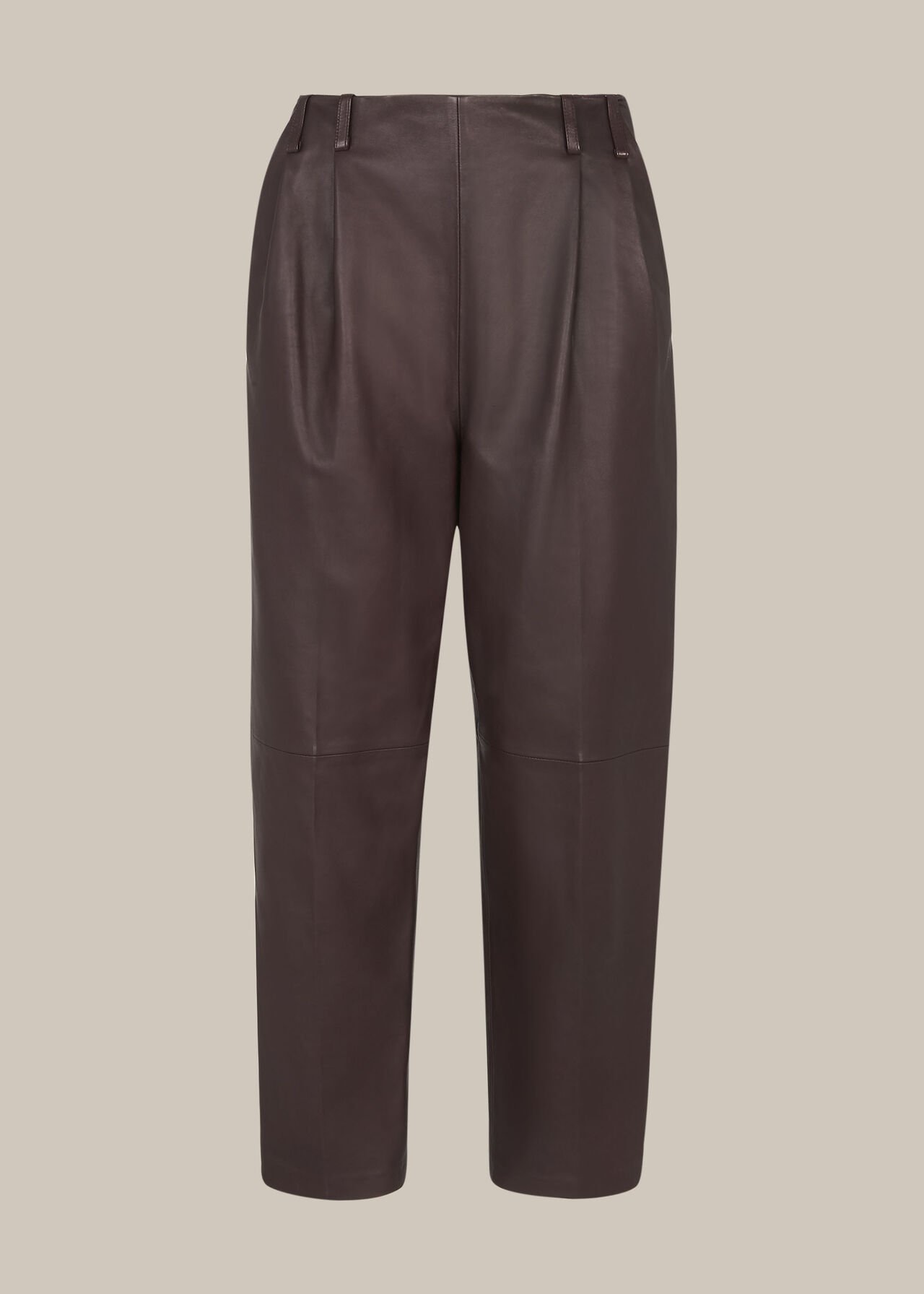 Leather Tapered Trouser
