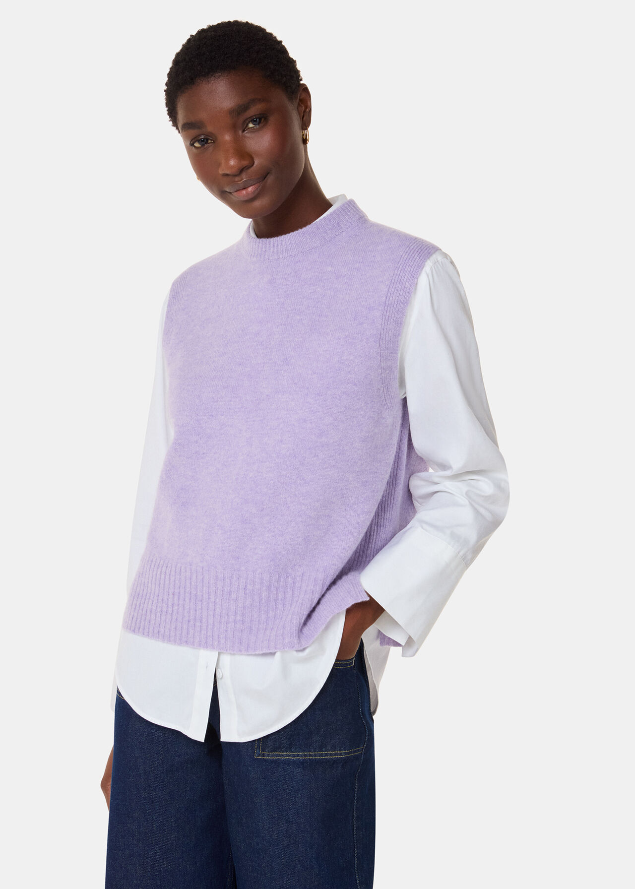 Wool Sleeveless Tank