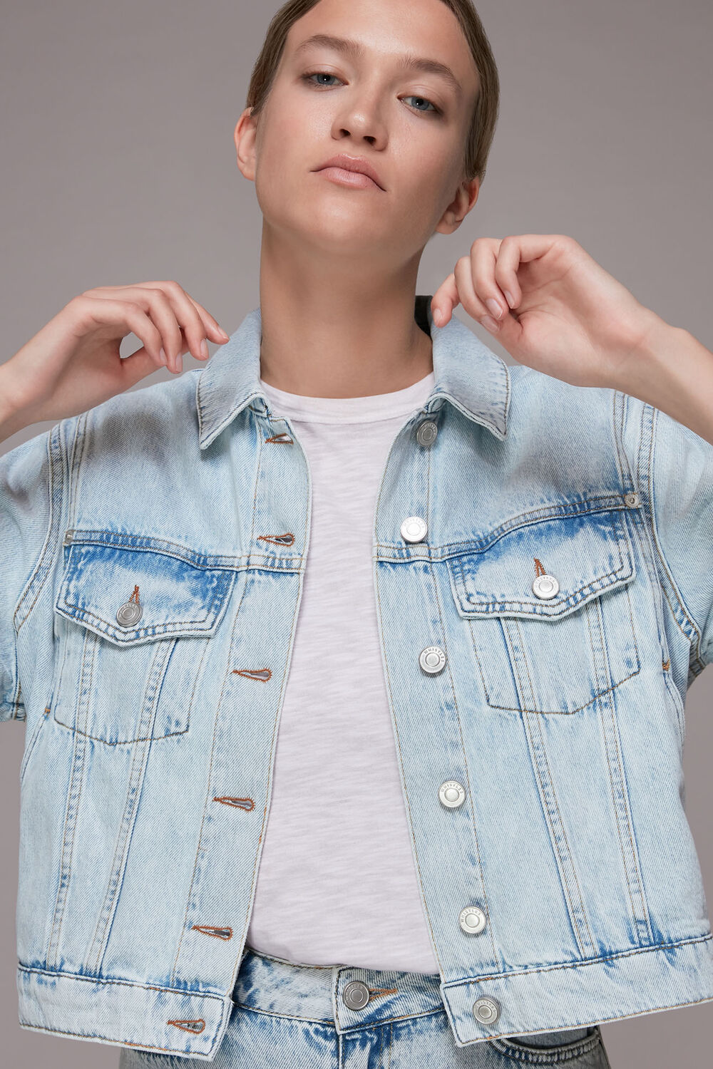 Acid Wash Classic Denim Jacket