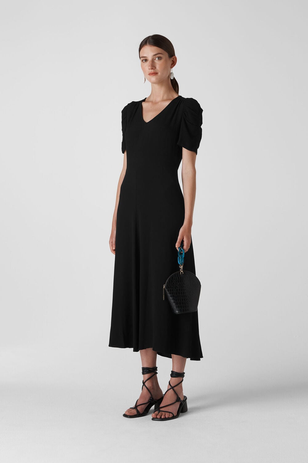 Jolanta Midi Dress Black