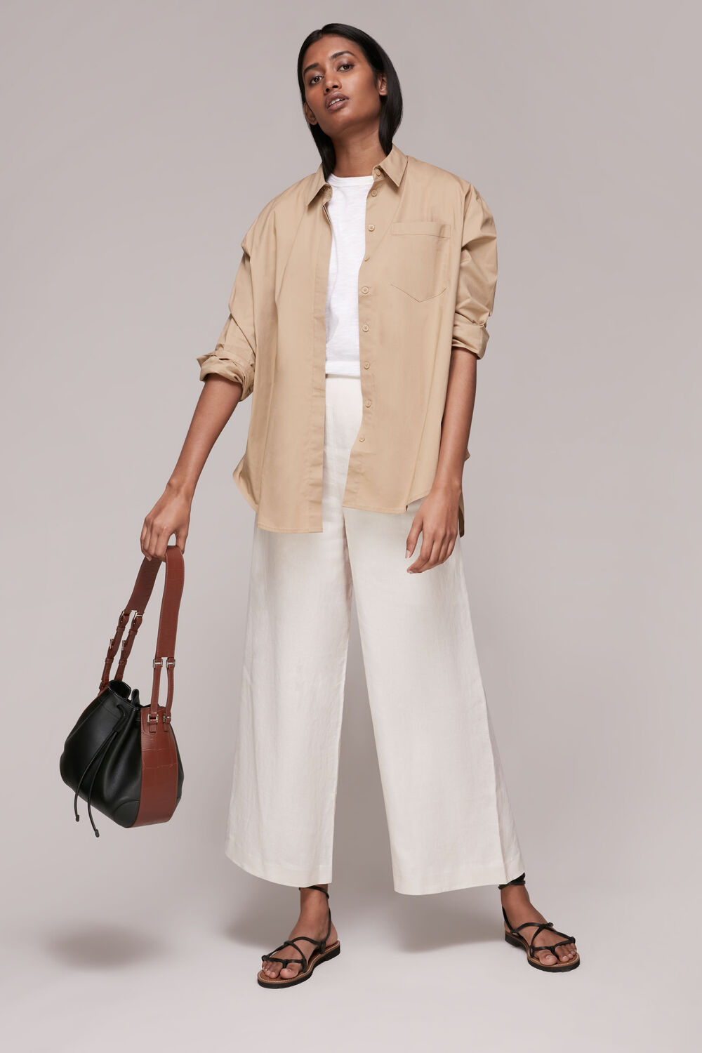 Derin Drawstring Shoulder Bag