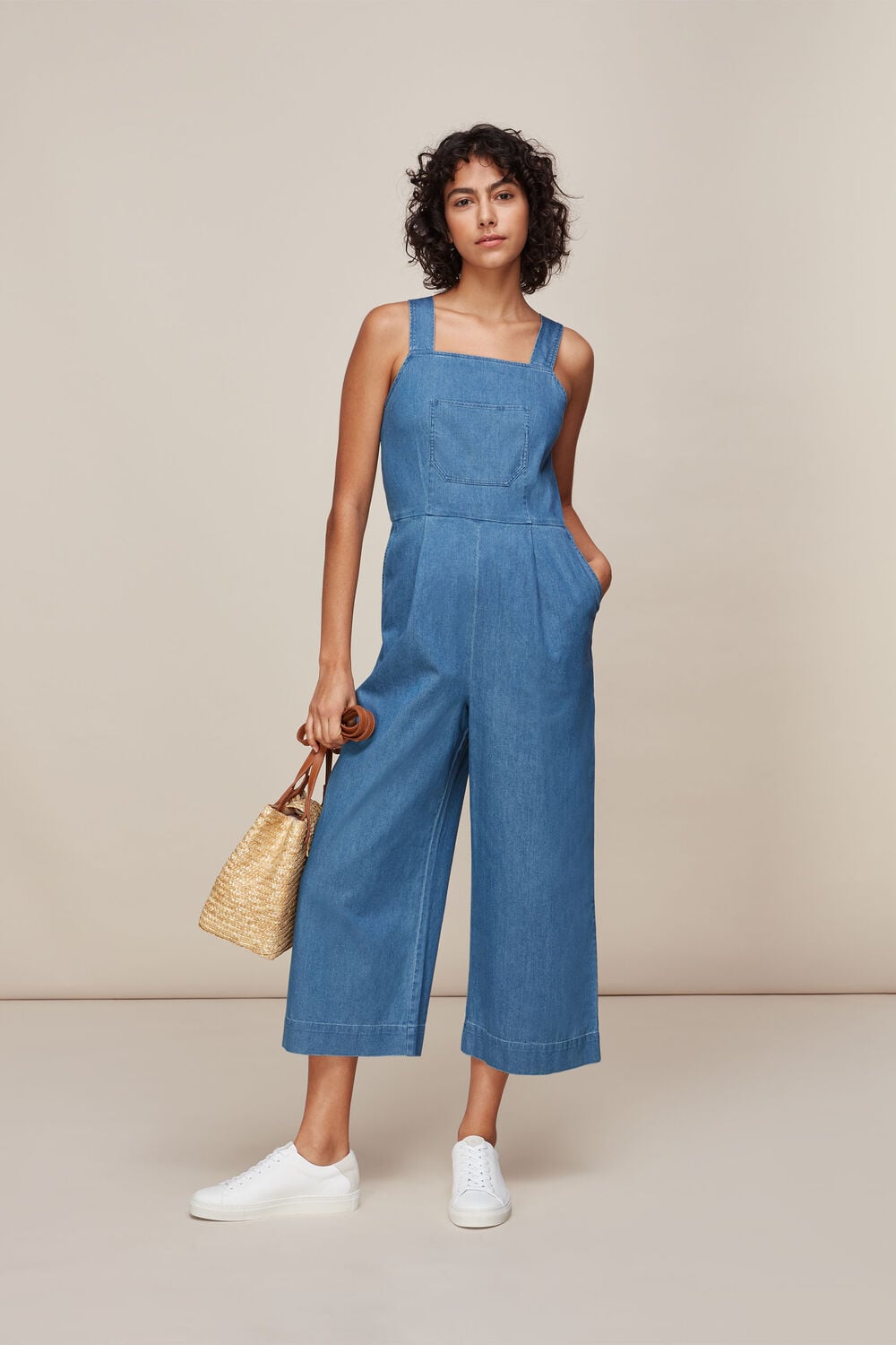Langley Denim Jumpsuit Denim