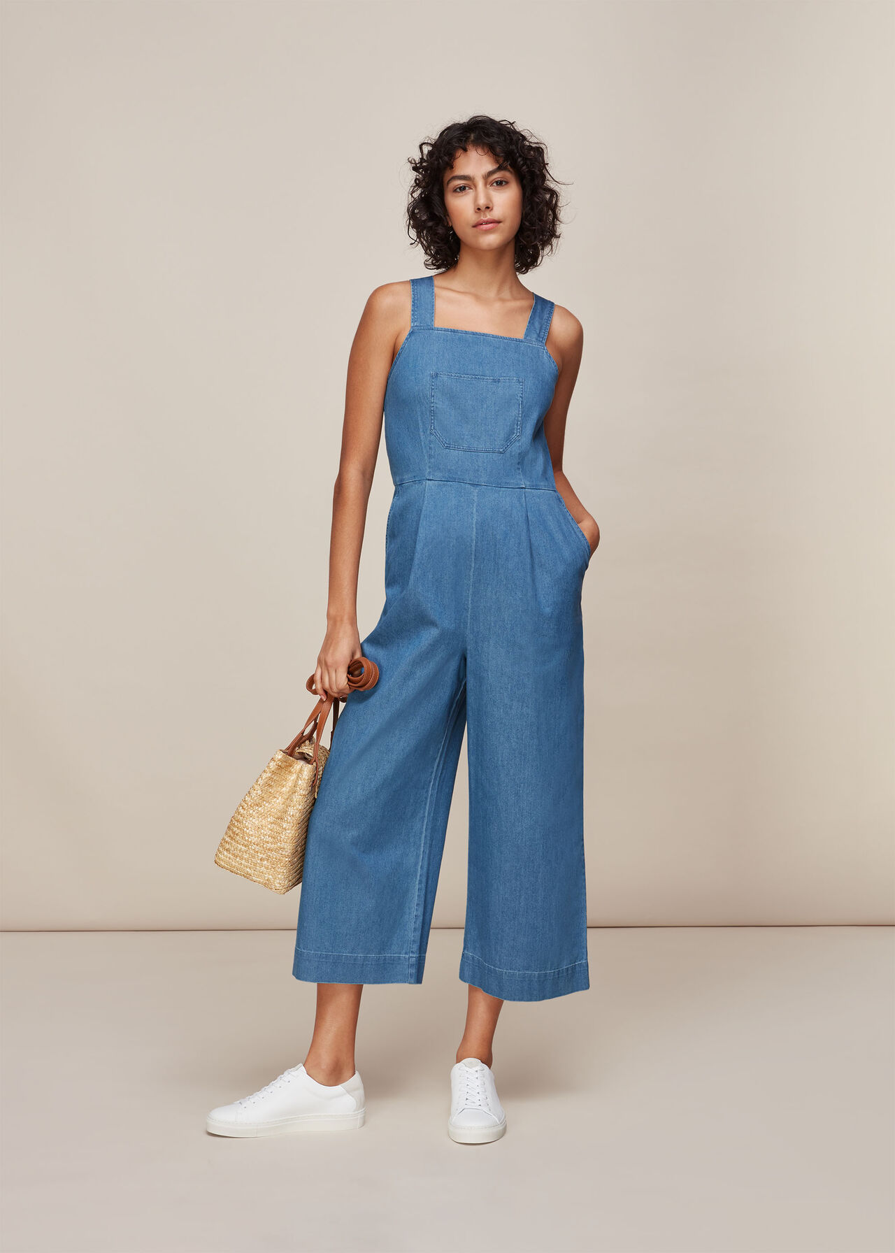 Langley Denim Jumpsuit Denim