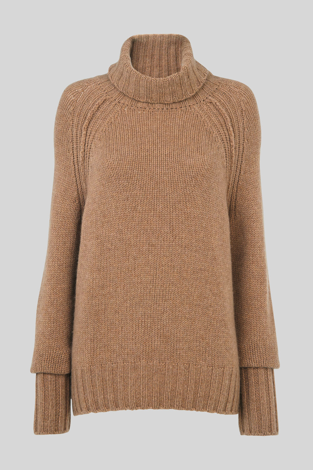 Chunky Cashmere Knit Camel