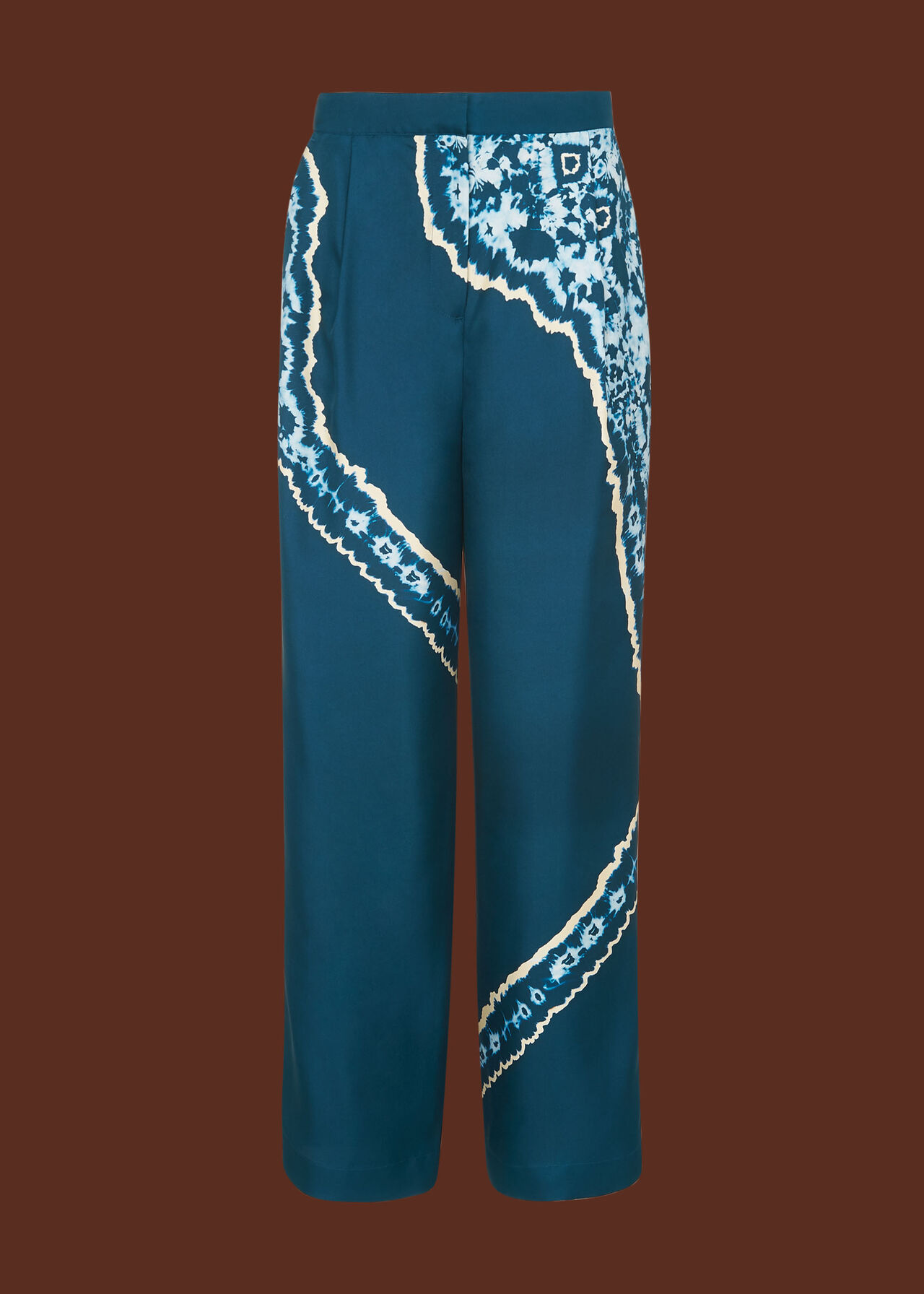 Silk Tie Dye Trouser