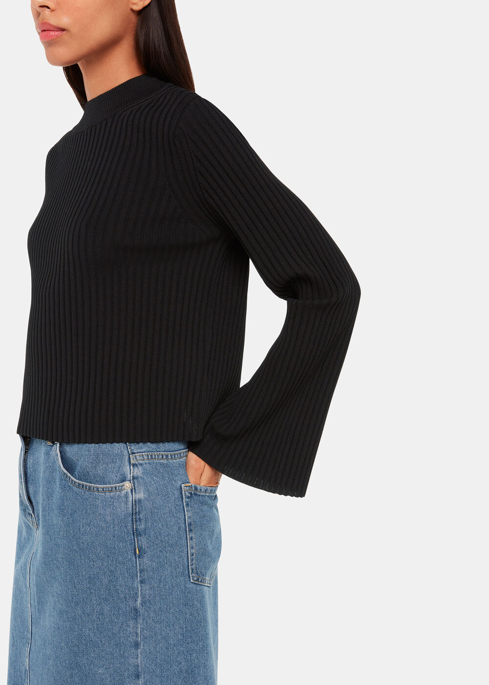 Fluted Sleeve Tunic