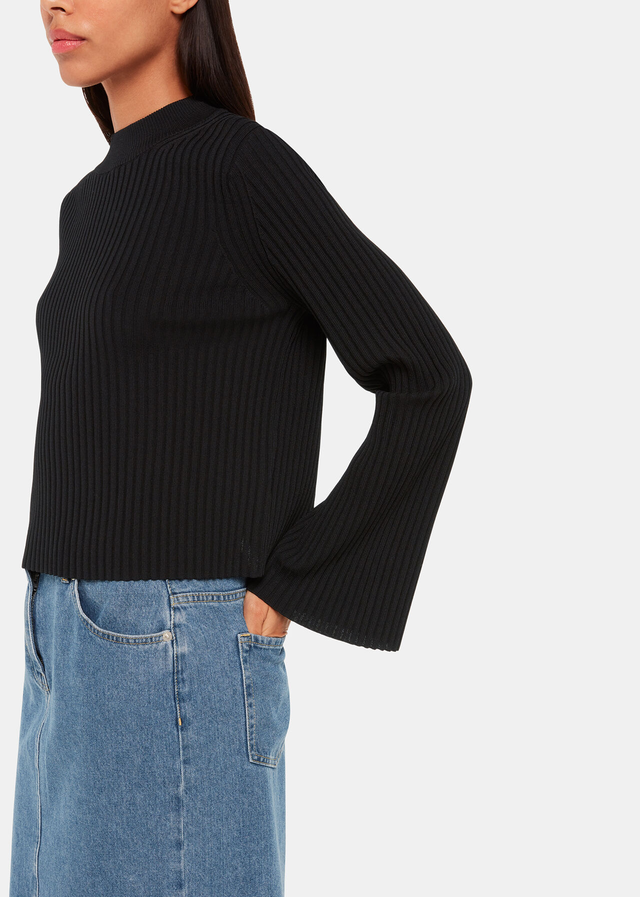 Fluted Sleeve Tunic