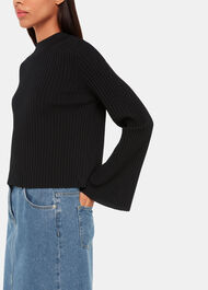 Fluted Sleeve Tunic