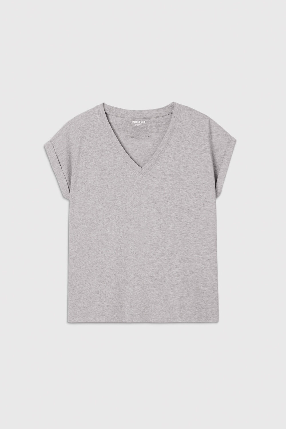 Willa V-Neck Cap Sleeve Tee
