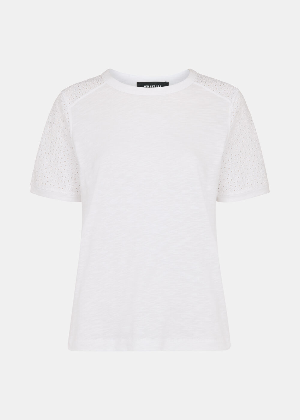 Broderie Sleeve Detail Tee