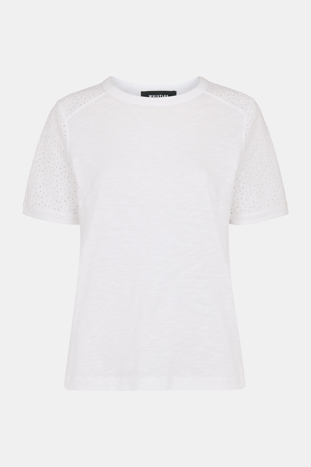 Broderie Sleeve Detail Tee