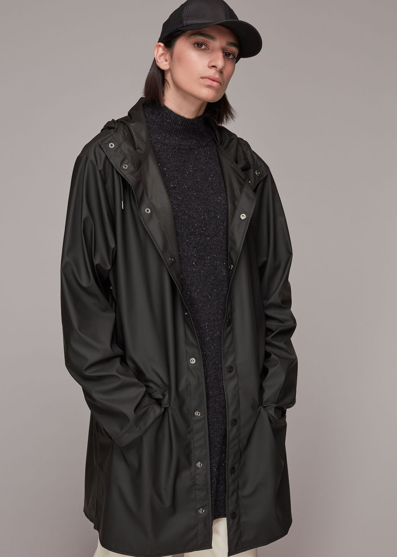 Rains Long Hooded Jacket