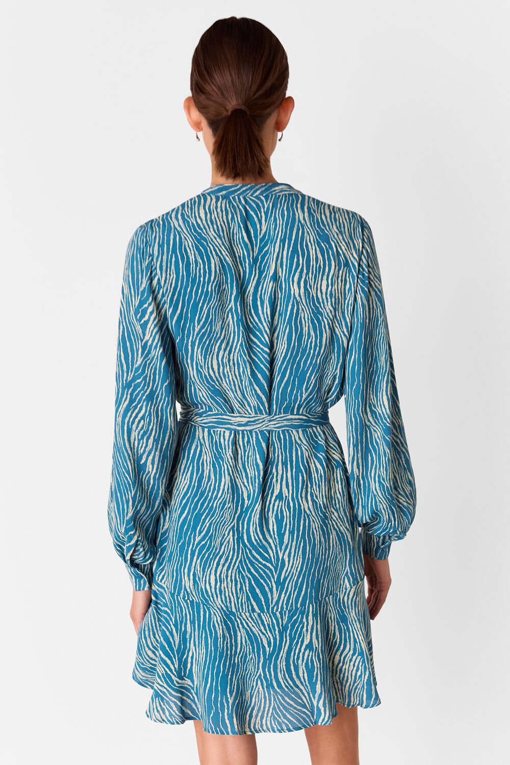 Zebra Flippy Mini Dress