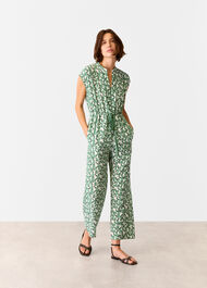 Abstract Squares Jumpsuit