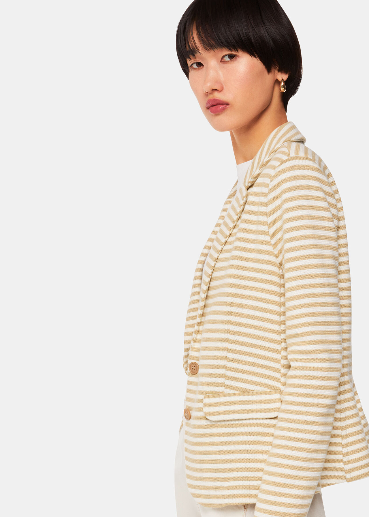 Slim Fit Jersey Jacket