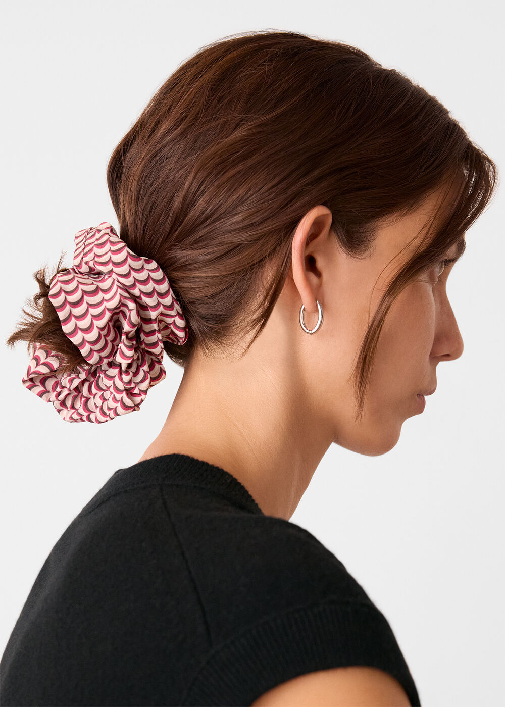 Geo Print Scrunchie