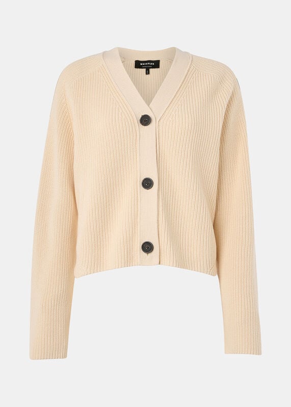 Ivory Petite Nala Cotton Cardigan