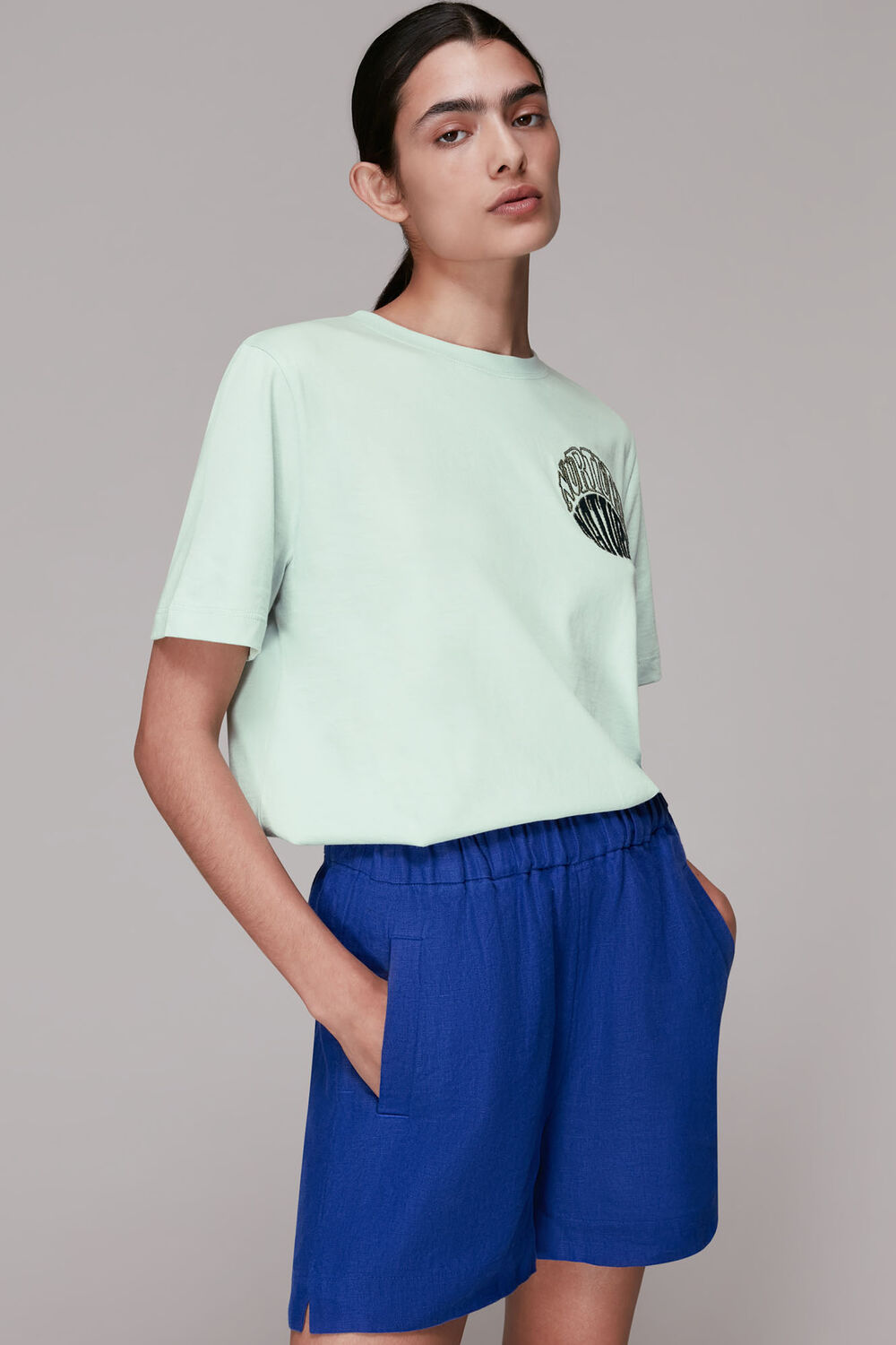 Pale Green Nurture Nature T Shirt