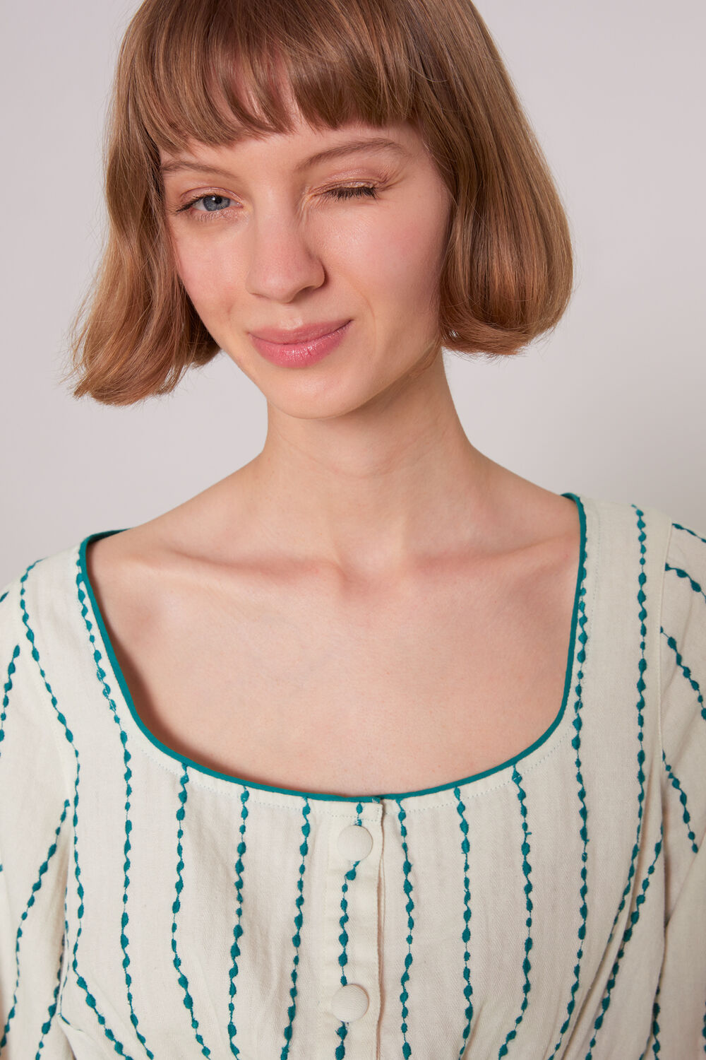 Myla Embroidered Crop Top