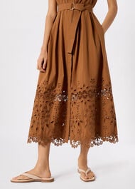 Cotton Broderie Shirt Dress