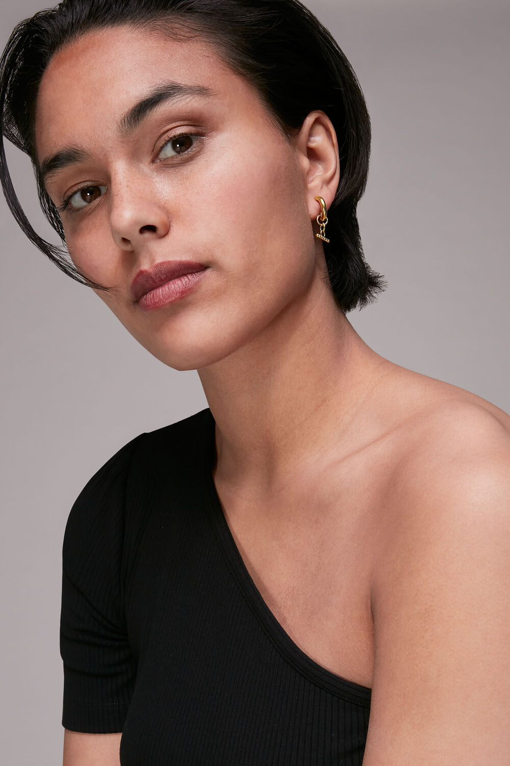 Seed Bead Bar Earring