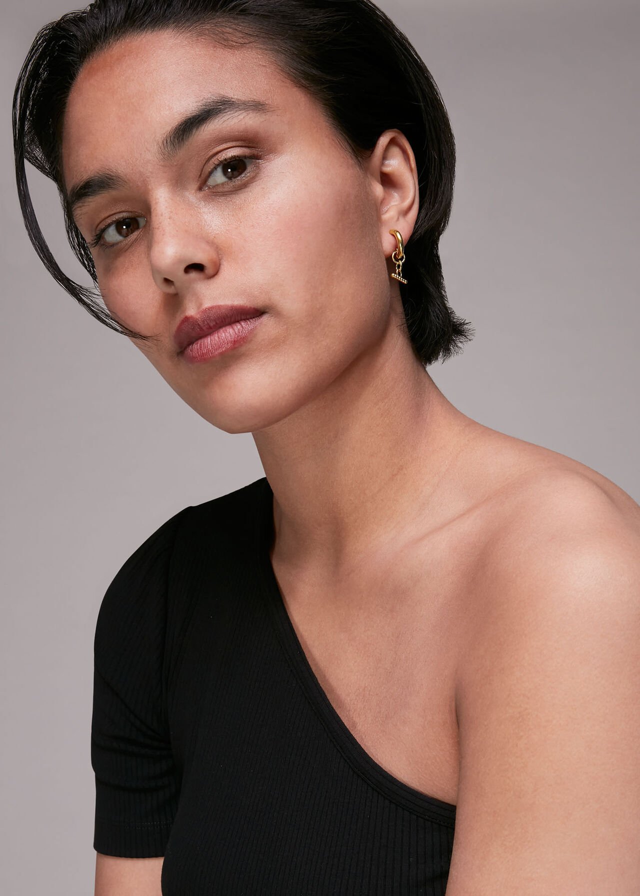 Seed Bead Bar Earring