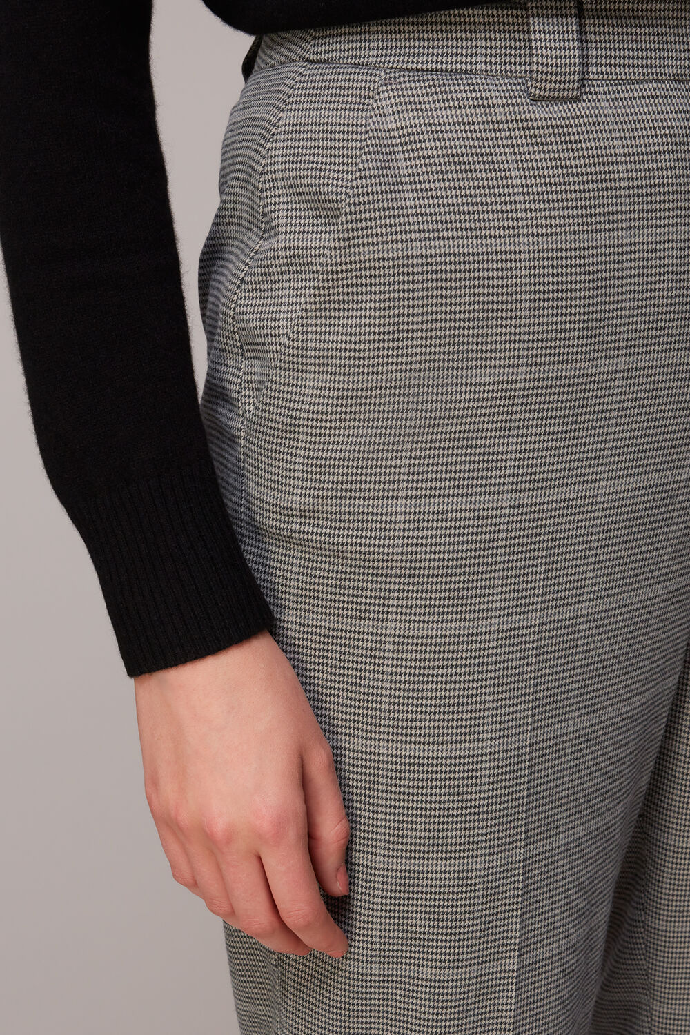 Lucie Check Cigarette Trouser
