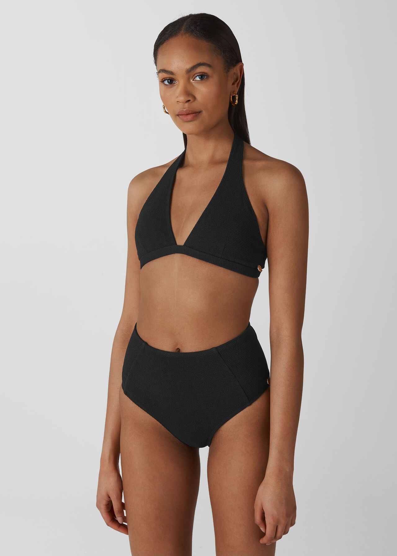 Klara Minimal Bikini Bottoms Black