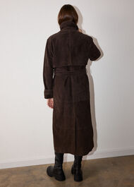 Suede Trench Coat