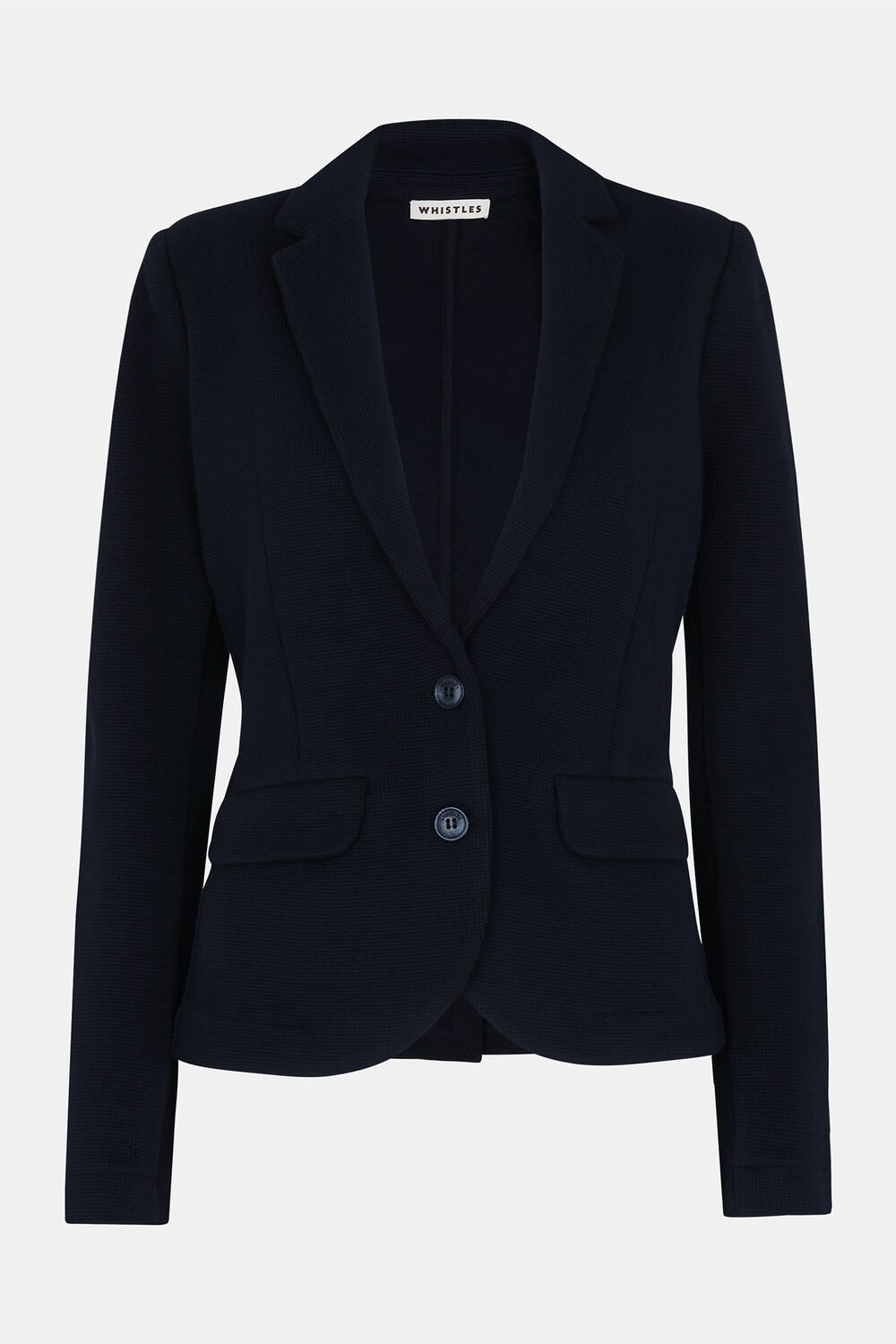 Slim Jersey Jacket Navy
