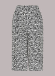 Mixed Animal Print Culotte