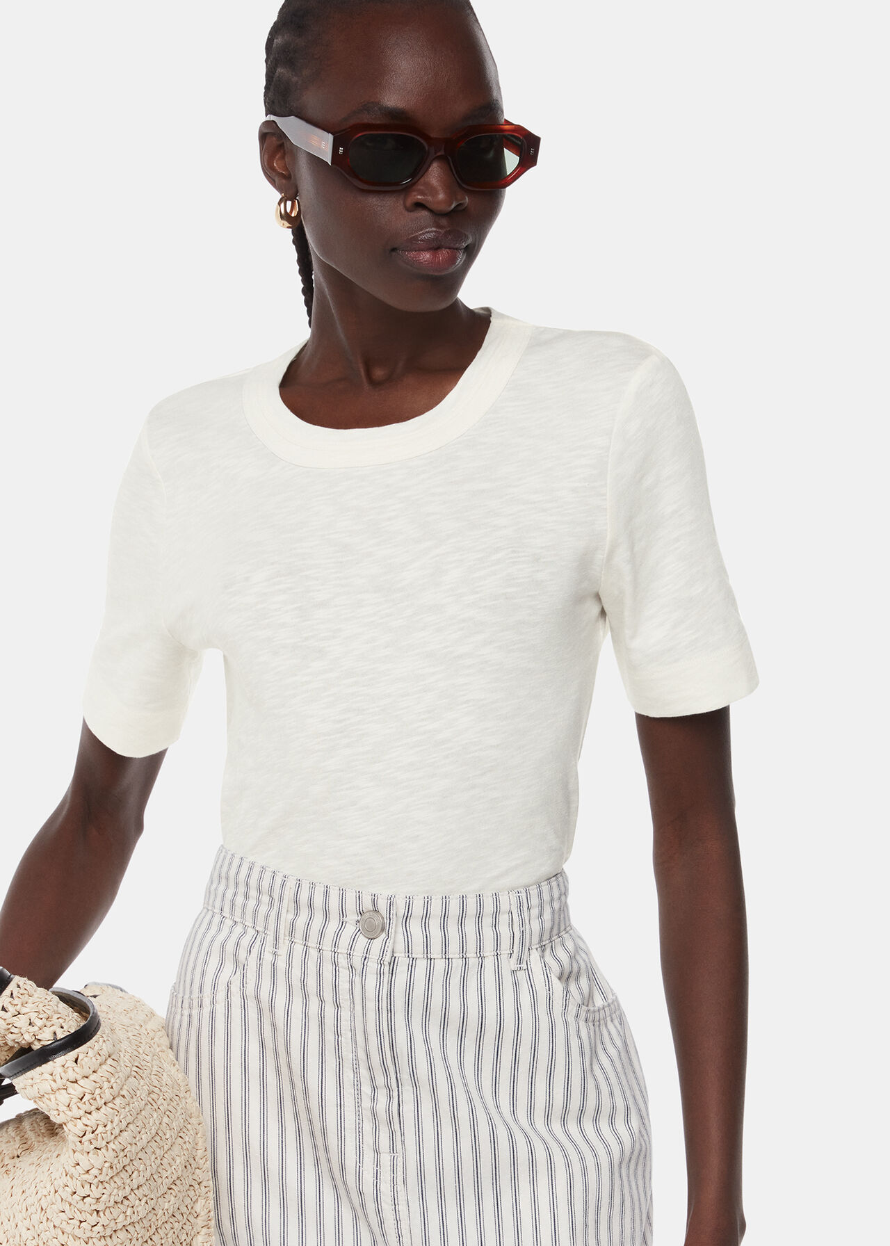 Rosa Double Trim T Shirt