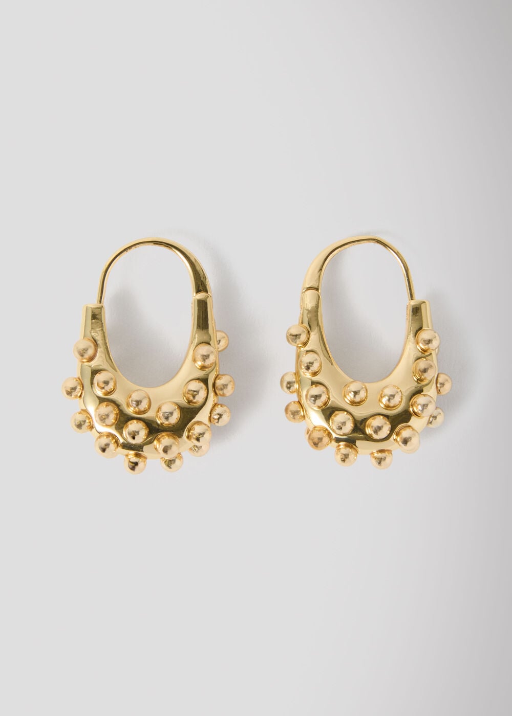 Seed Bead Oval Earring