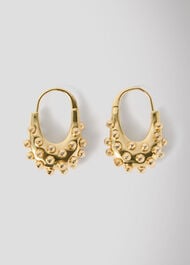 Seed Bead Oval Earring