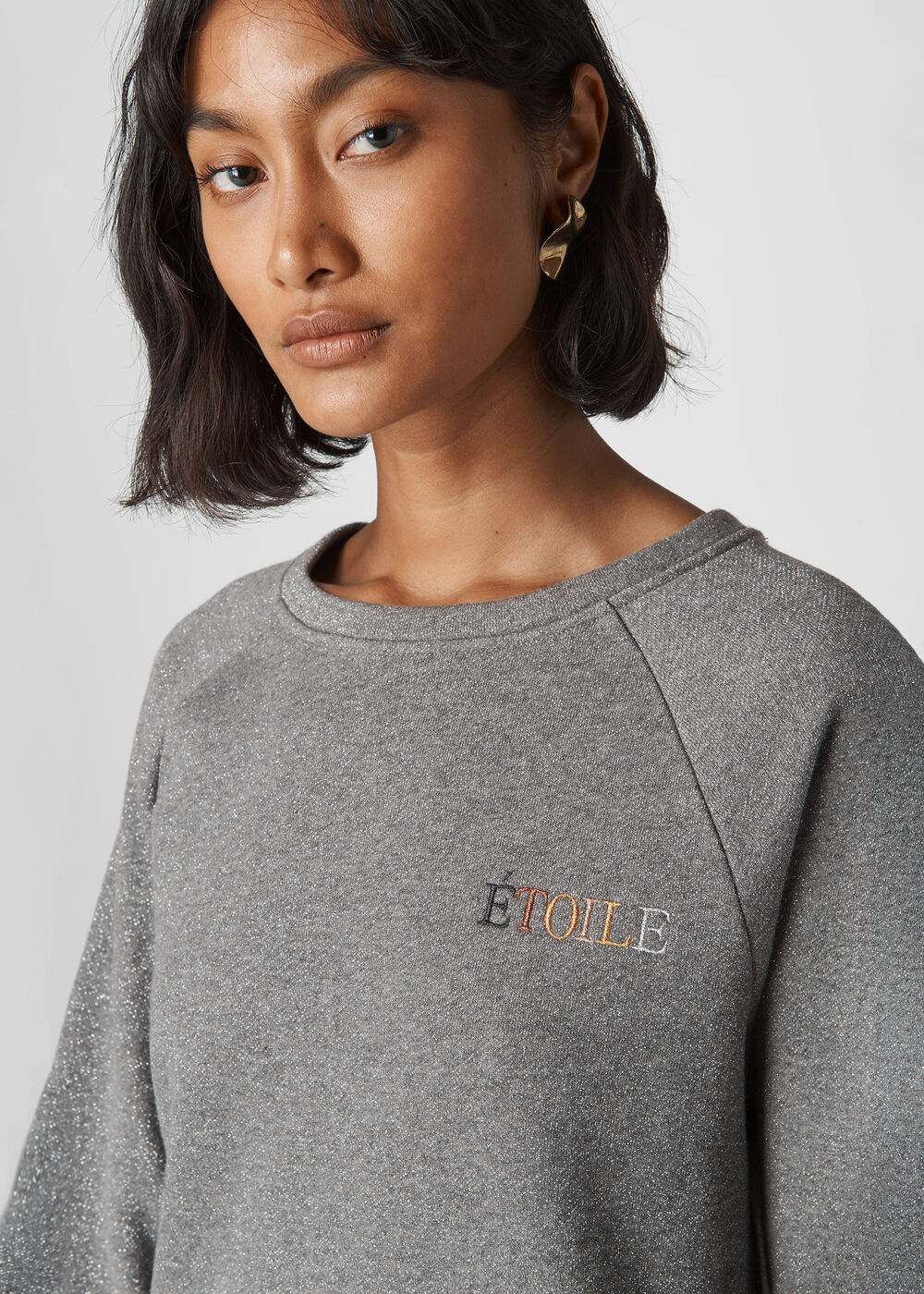 Sparkle Etoile Sweatshirt Grey Marl
