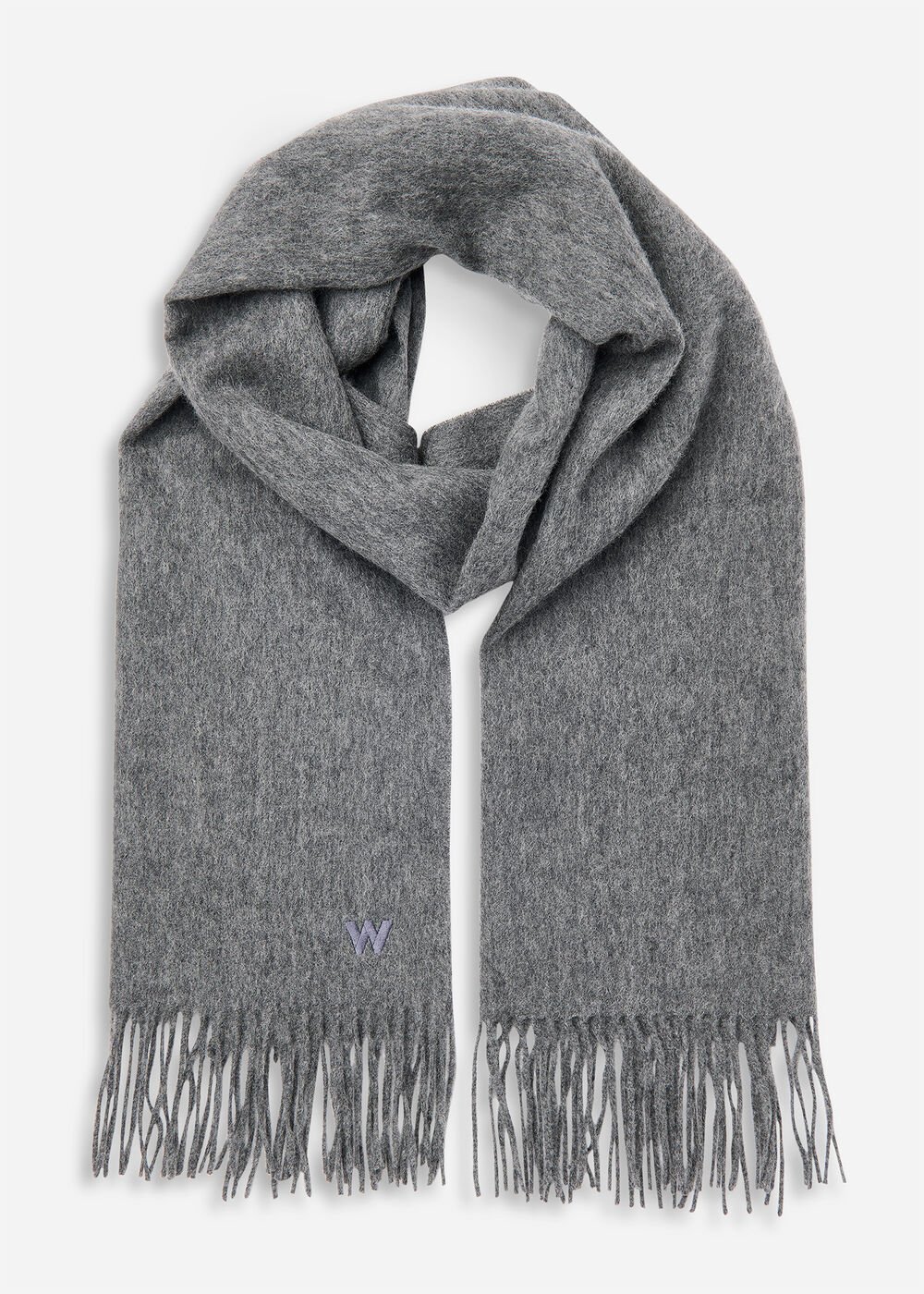 Fringed Blanket Scarf