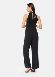 Leah Sequin Bodice Jumpsuit