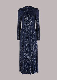 Minimal Sequin Midi Dress