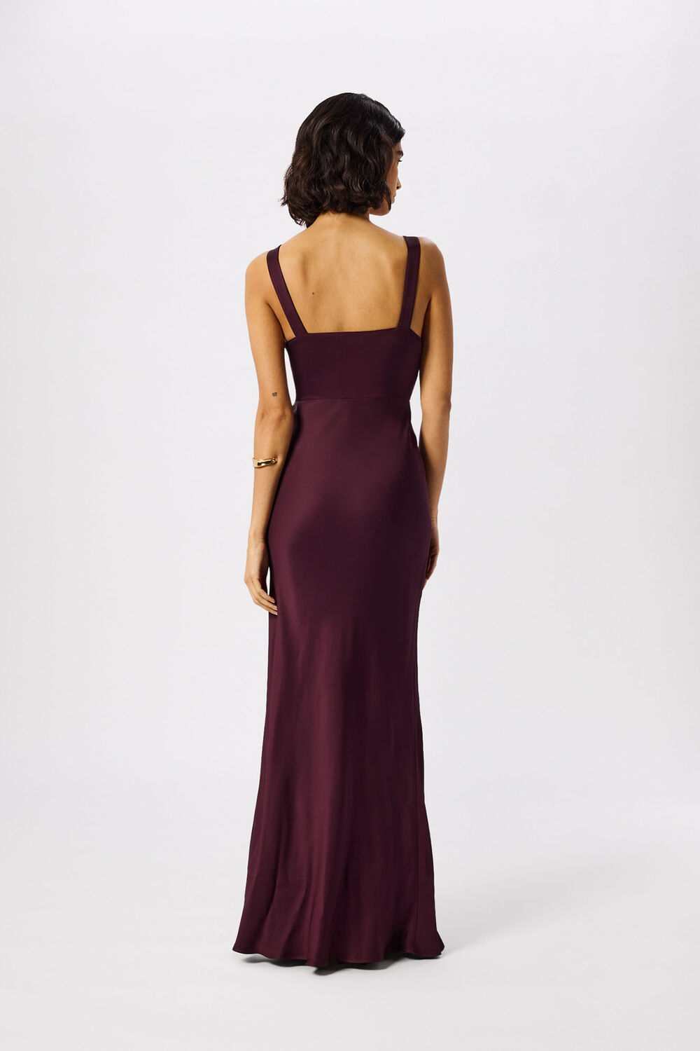 Thea Cowl Satin Maxi Dress